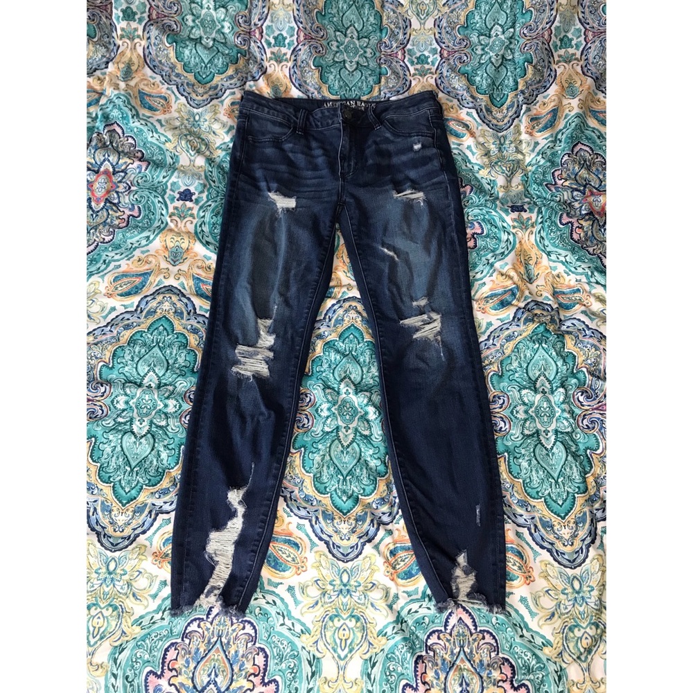 American Eagle Denim X Crop Jeggings